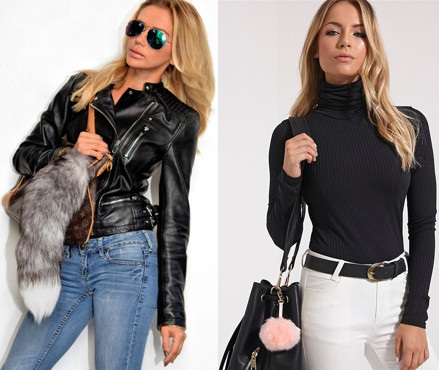 sac porte-clés en fourrure