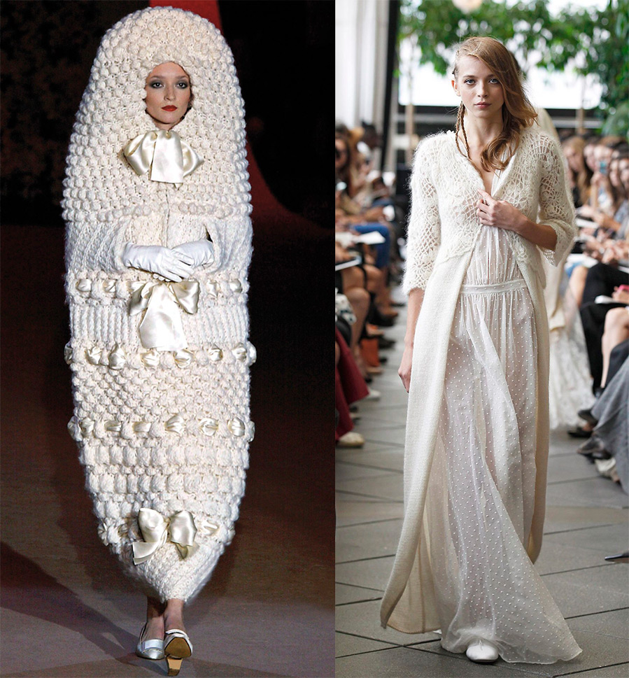 Robes de mariée en tricot de luxe