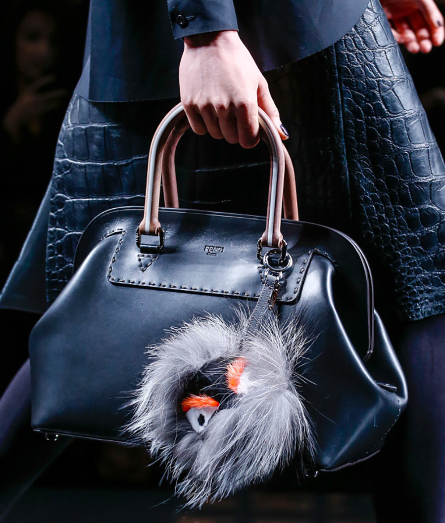 Jouets en fourrure à la mode pour un sac