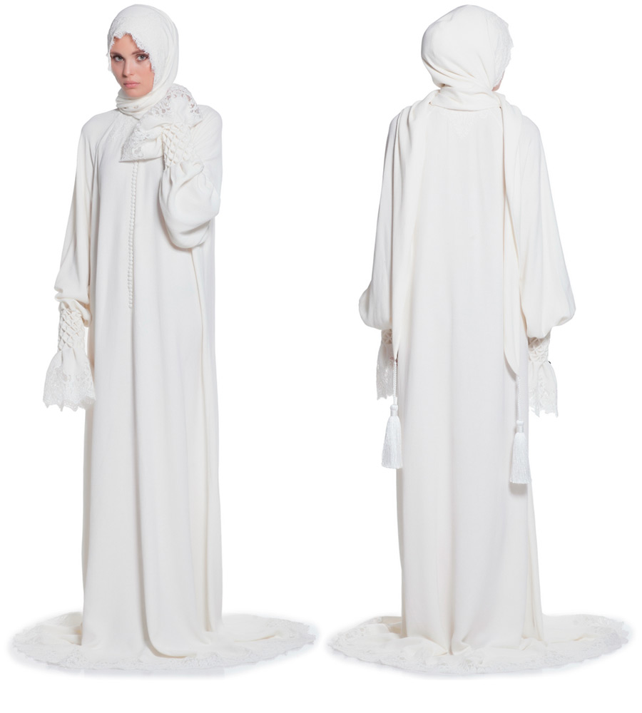 robe de prière blanche