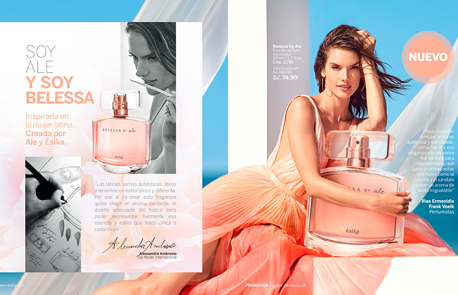 Alessandra Ambrosio lance son premier parfum