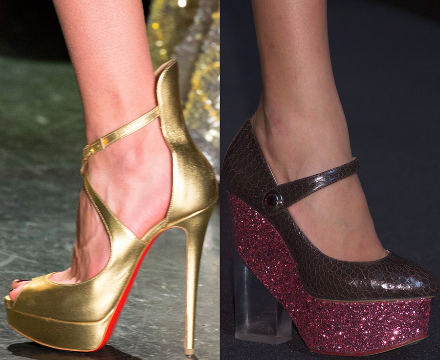 Chaussures brillantes pour femmes d'automne et d'hiver