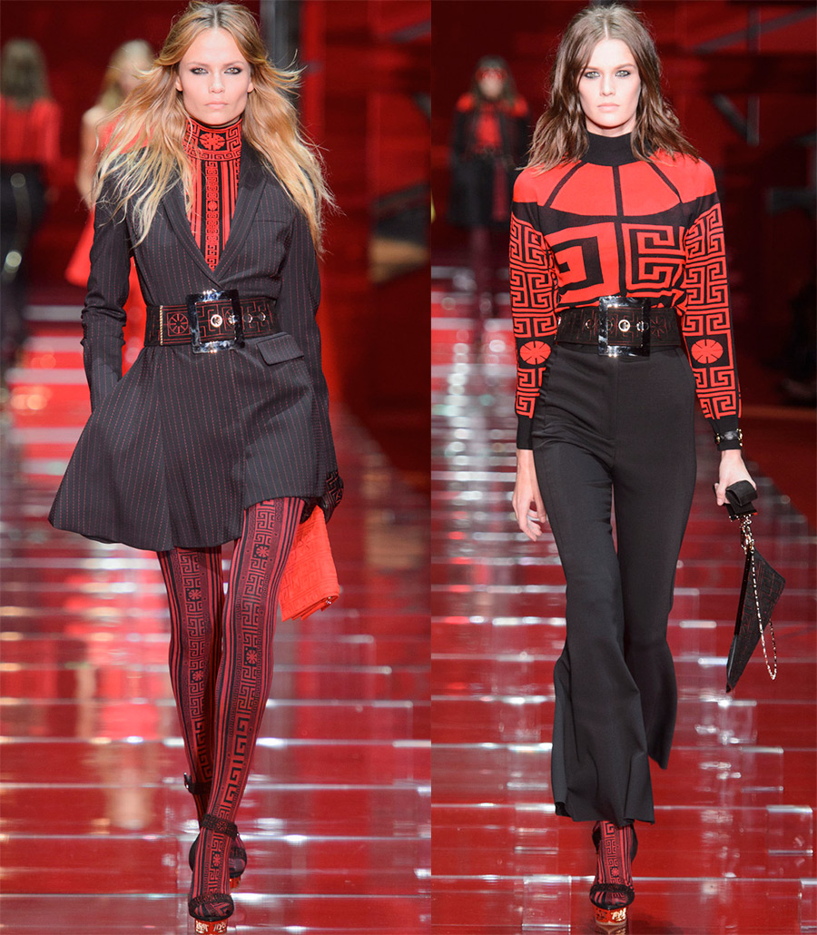 Motif méandre sur vêtements et accessoires