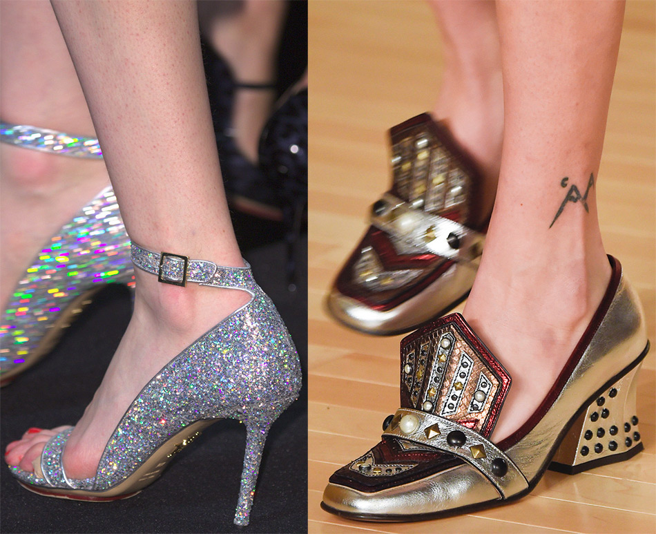 Chaussures Métalliques Brillantes 2025-2026