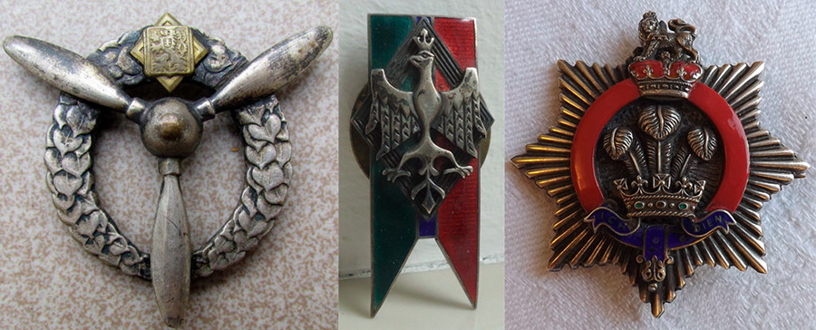 badges pour décorer l'image dans le style militaire