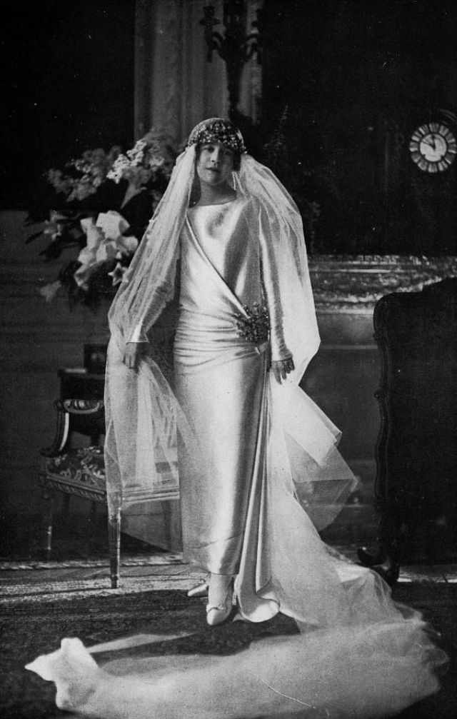 robe de mariée blanche des années 1920