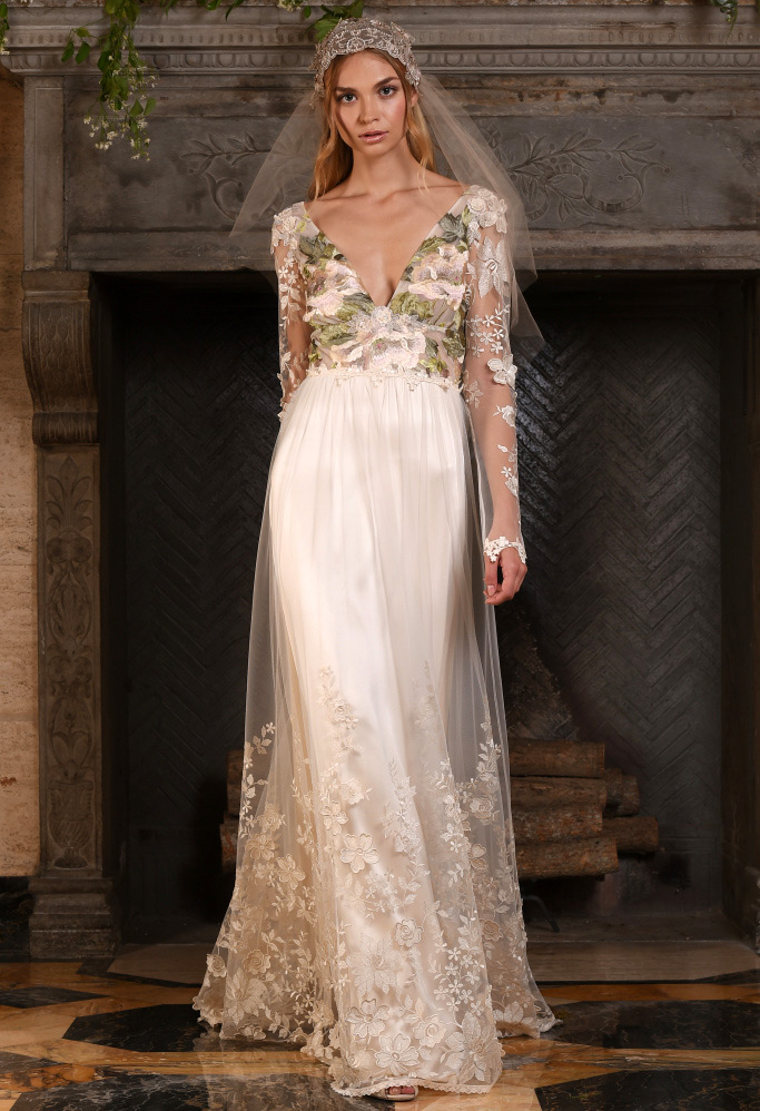 Robe de mariée à manches