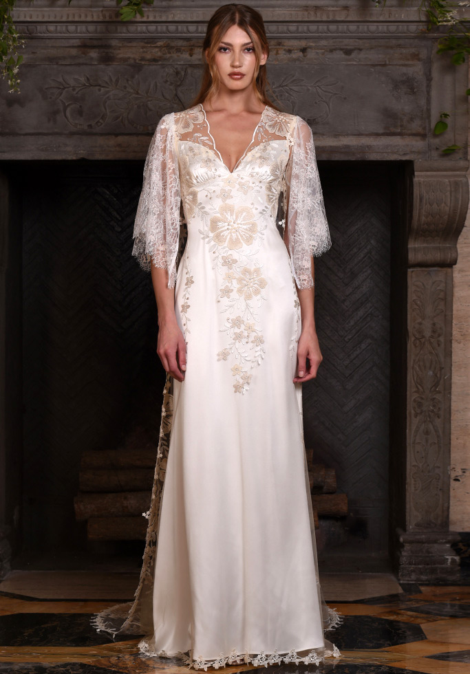 Robe de mariée à manches
