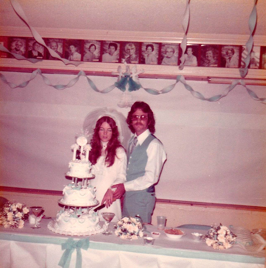 photos de mariage sur Polaroid