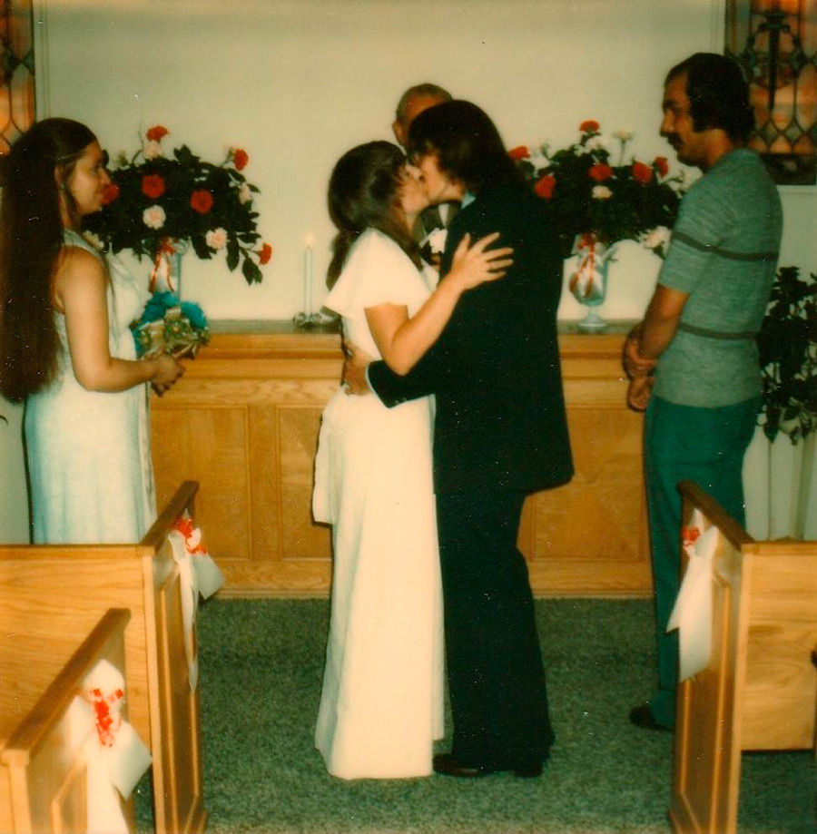 Photo de mariage Polaroid