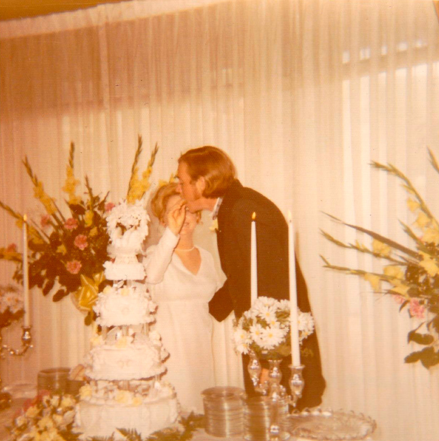 photos de mariage sur Polaroid