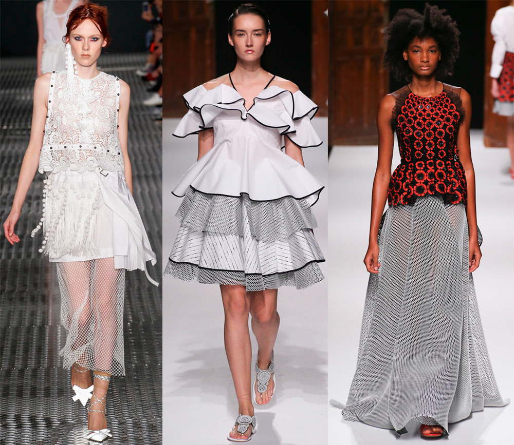 Robe et jupes en maille