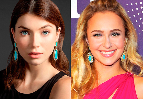 Boucles d'oreilles turquoise - les meilleurs looks