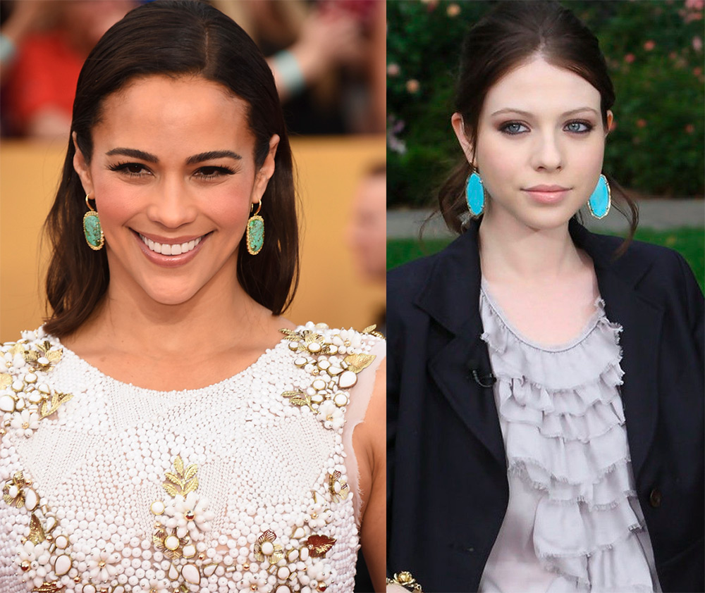 Boucles d'oreilles turquoise - les meilleurs looks