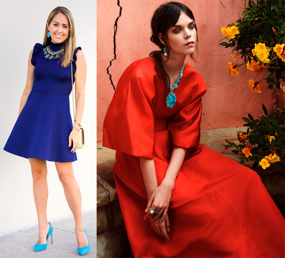 Boucles d'oreilles avec turquoise - images photo