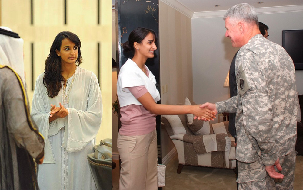 La princesse du Qatar Hind