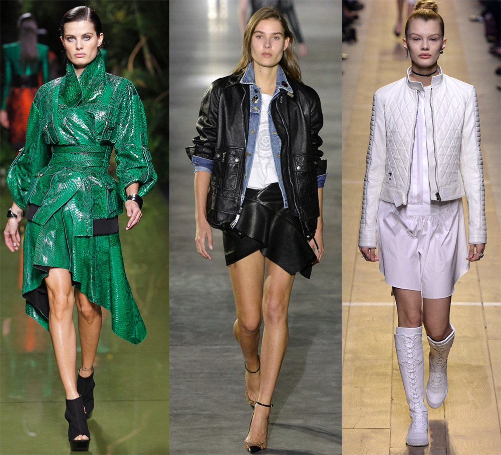 Vestes et vestes en cuir à la mode 2026