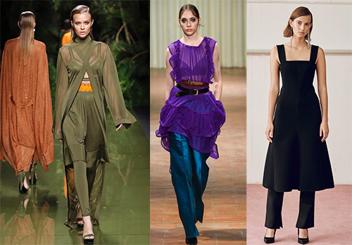 Comment porter une robe avec un pantalon - 20 looks