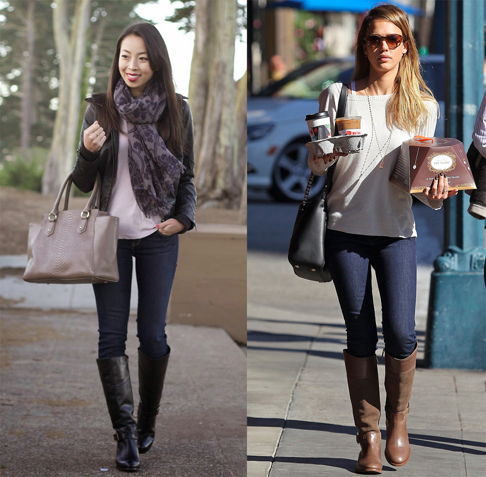 Looks mode et bottines de lecture