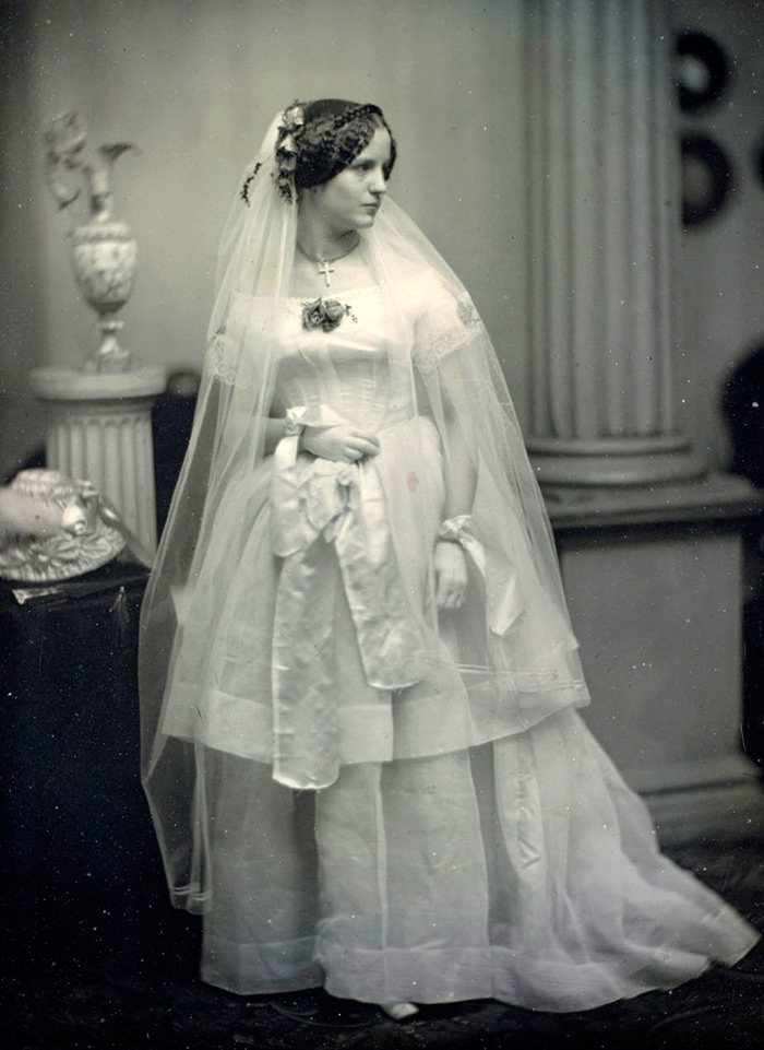 robe de mariée du 19ème siècle