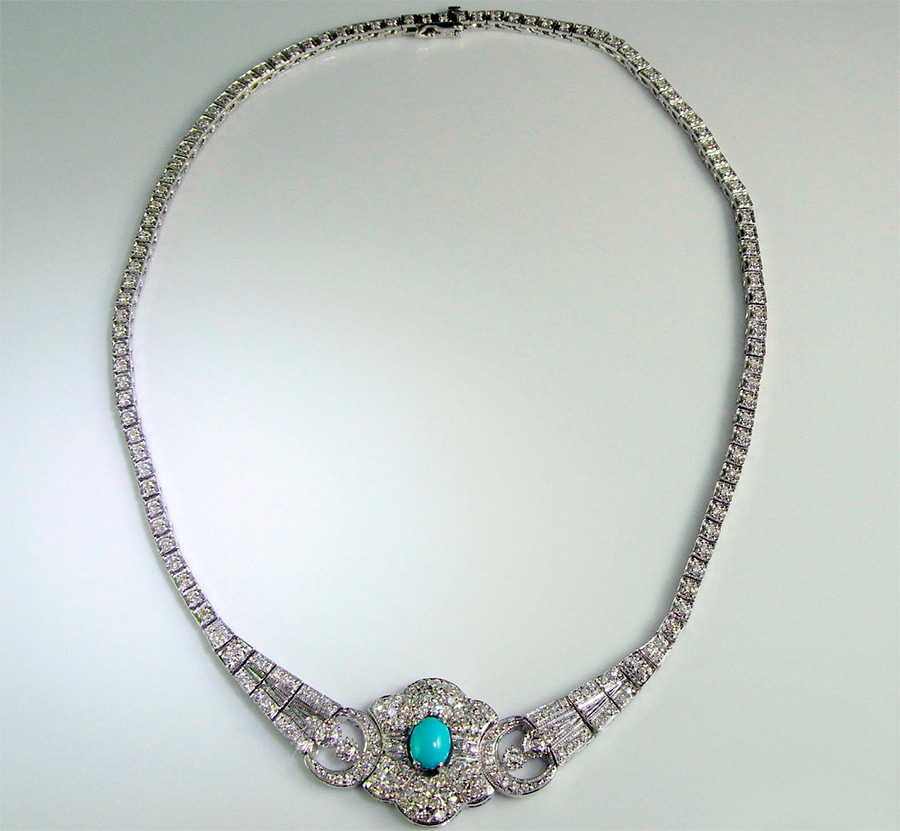 tour de cou art déco