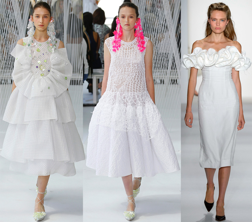 Robes de bal blanches comme neige