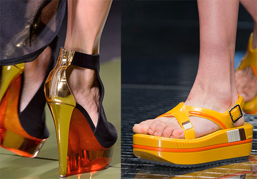 Chaussures compensées à la mode - Collections 2026