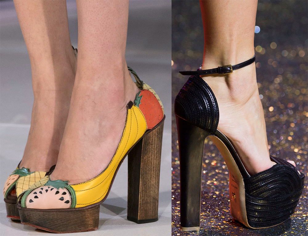 Chaussures à semelles compensées