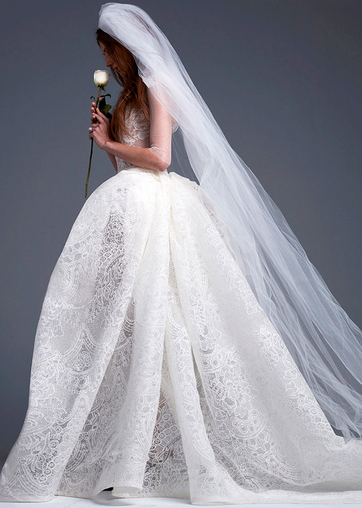Robe de mariée en dentelle Vera Wong