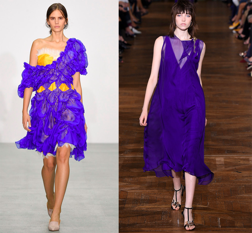 Robes bleues pendant la saison chaude de 2026