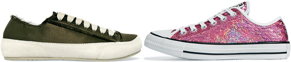 Chaussures textiles de mode