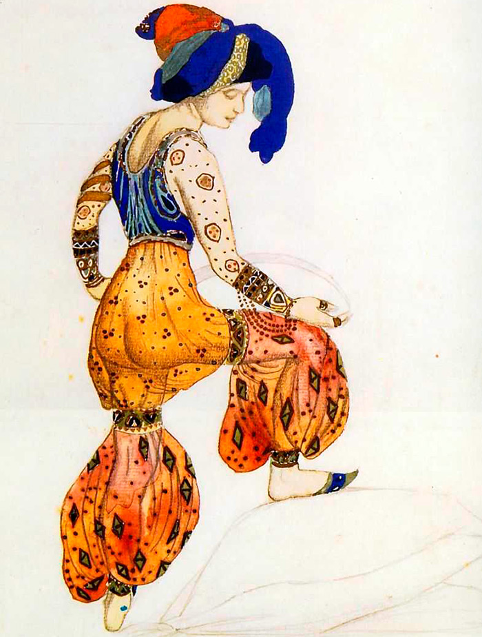 Croquis de Lev Samoïlovitch Bakst
