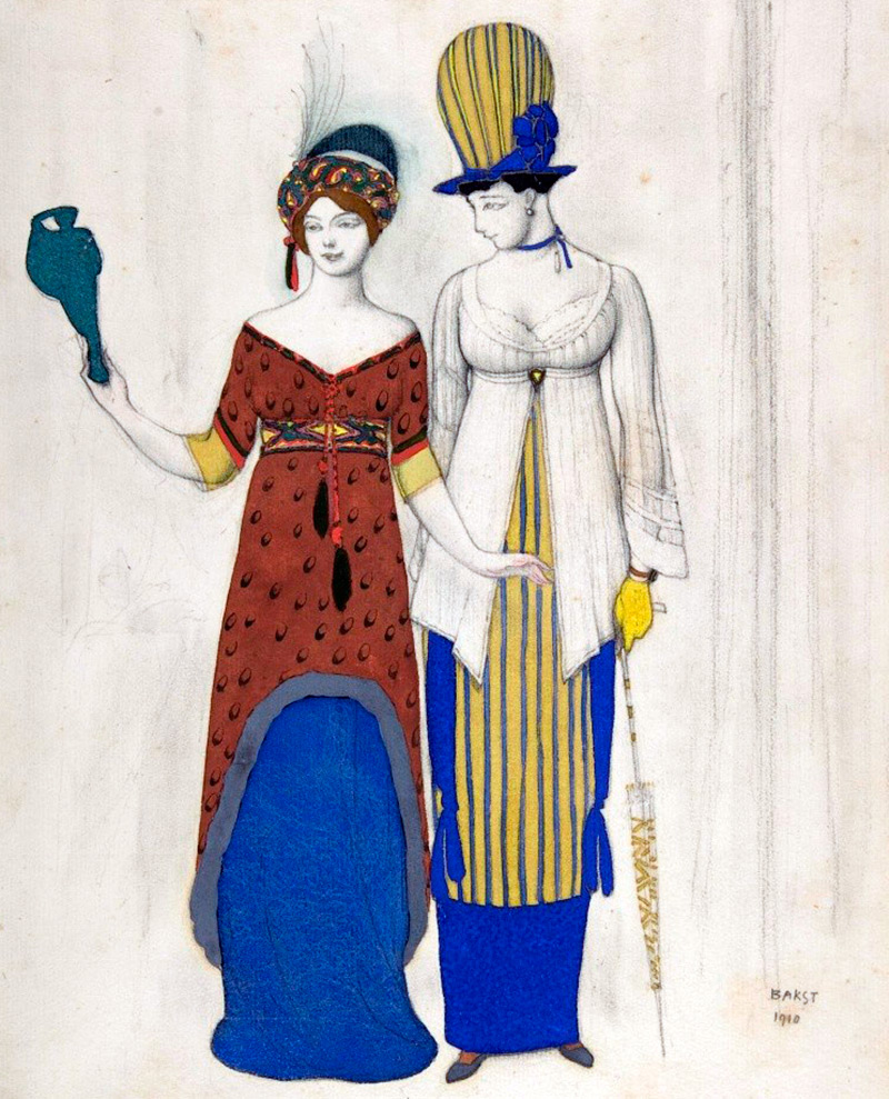 Lev Bakst - peintures et influence sur le monde de la mode