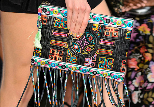 Sacs en cuir et daim à franges 2026