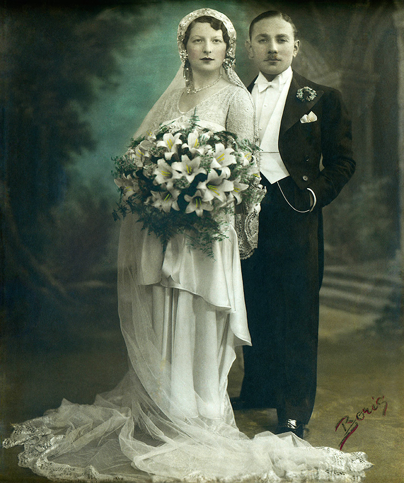 Robe de mariée avec traine