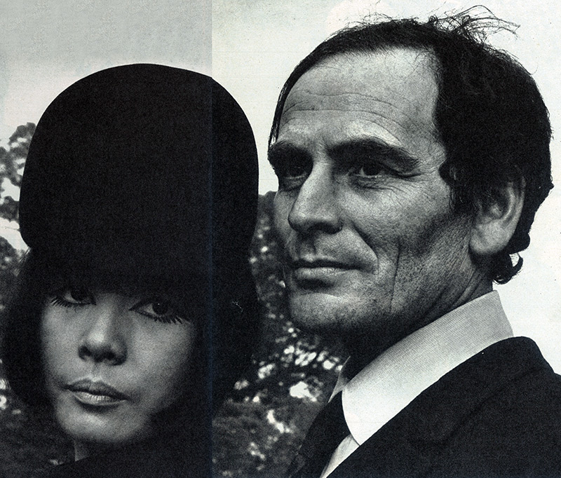 Hiroko Matsumoto et Pierre Cardin