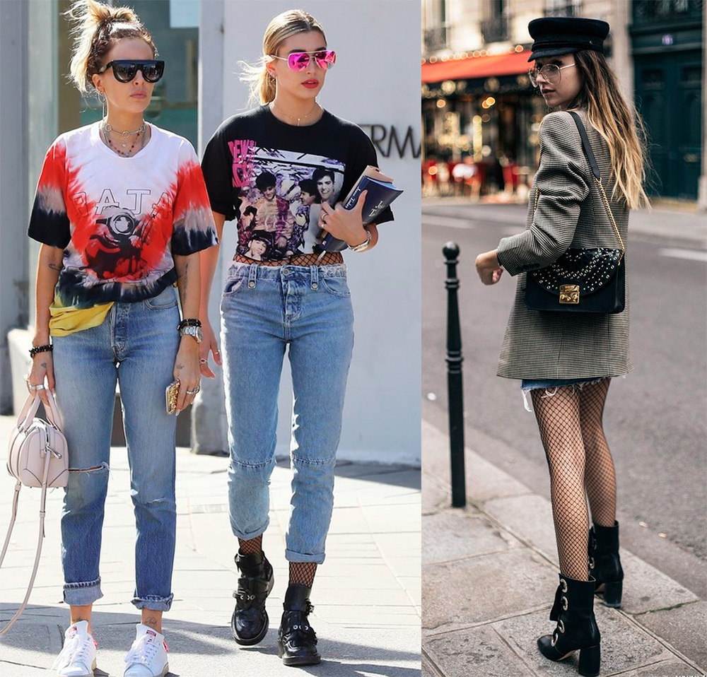 Que porter avec des collants résille