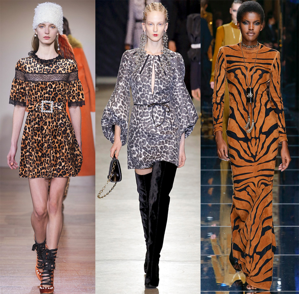 Imprimé léopard et tigre