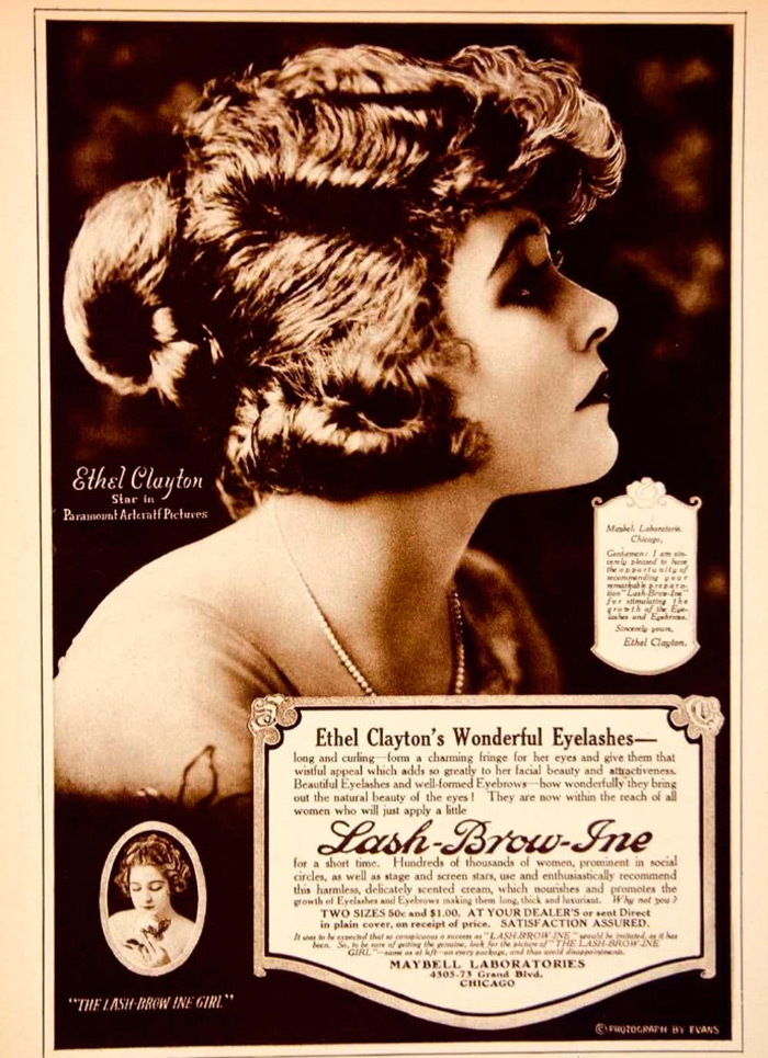 Publicité de mascara