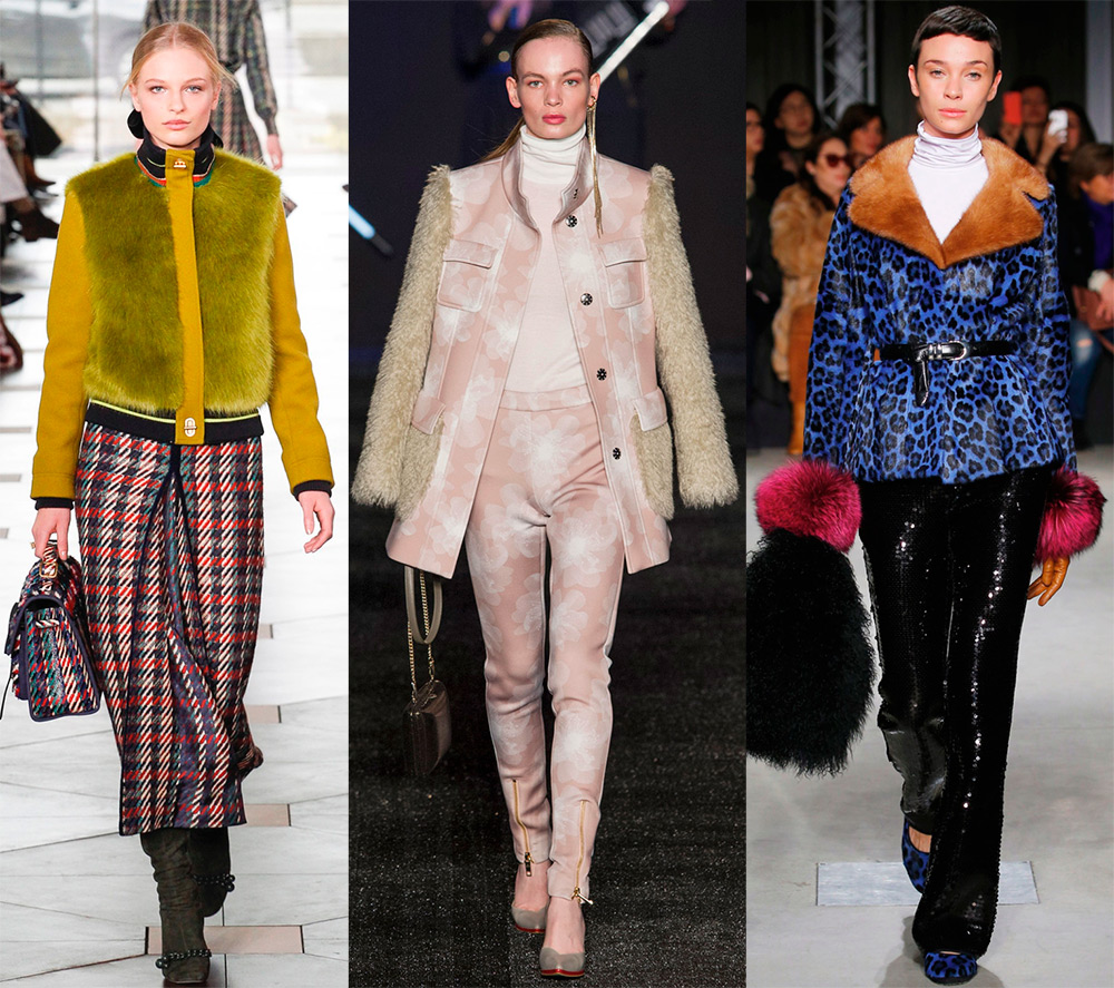 vestes garnies de fourrure