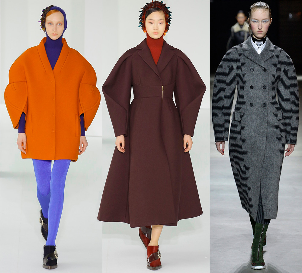 Manteau avec des manches inhabituelles