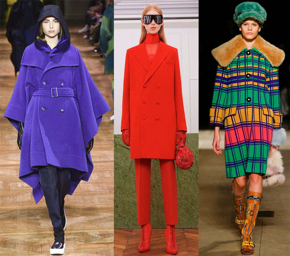 De beaux manteaux brillants