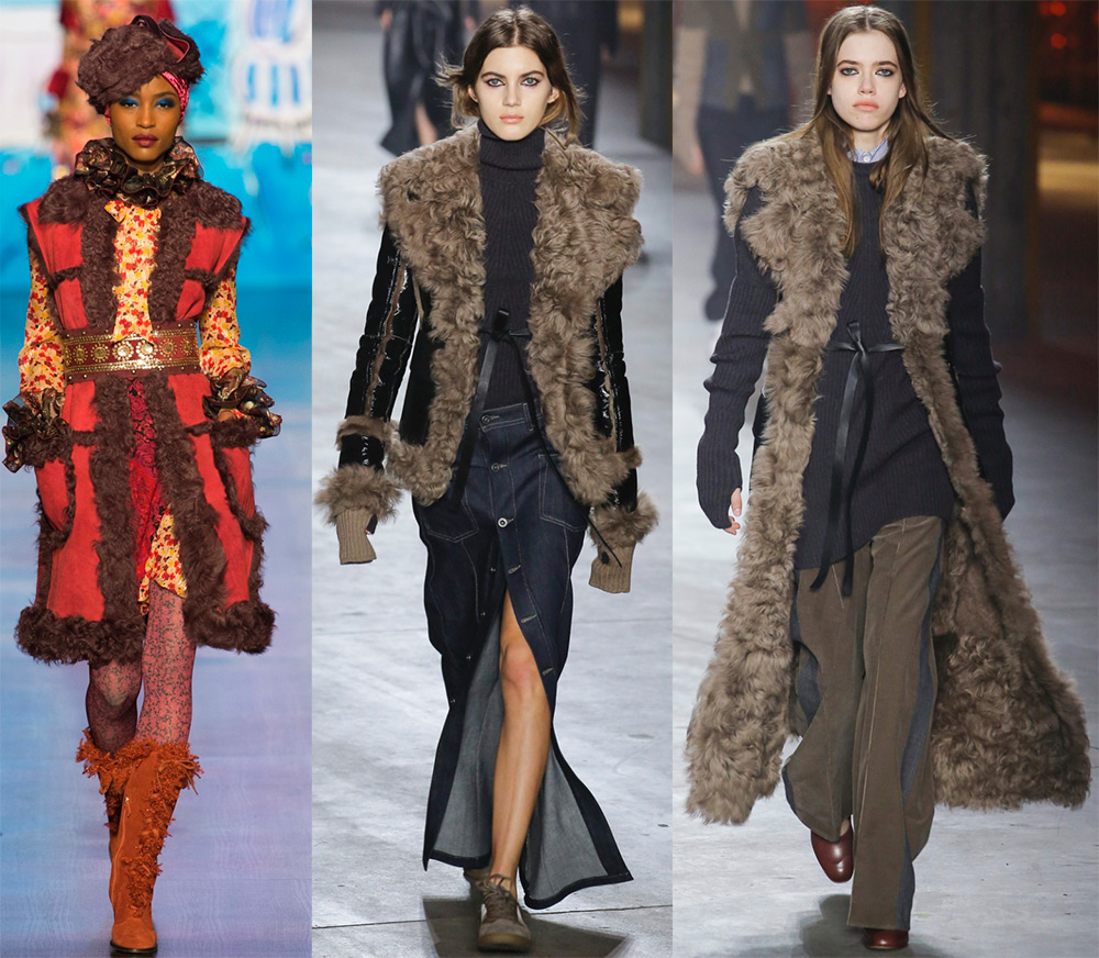 Manteaux en peau de mouton pour femmes pour l'hiver