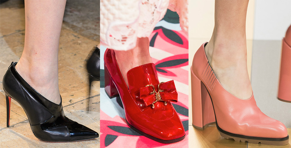 Chaussures d'automne fermées