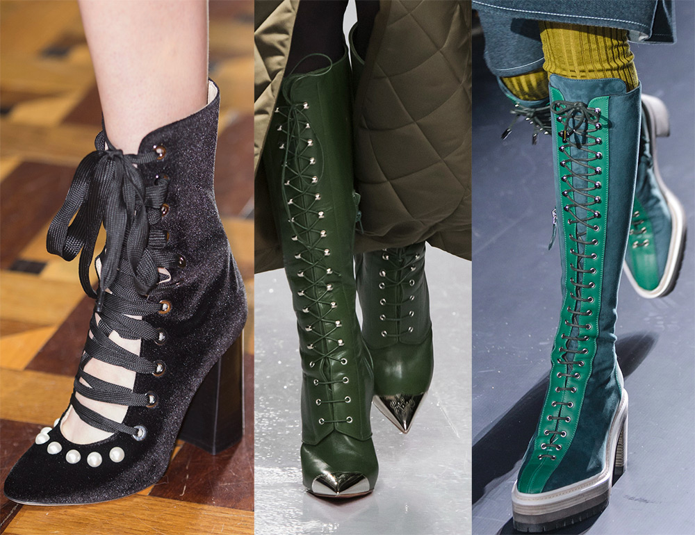 Chaussures à lacets pour femmes