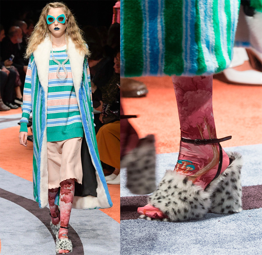 sandales en fourrure 2025-2026