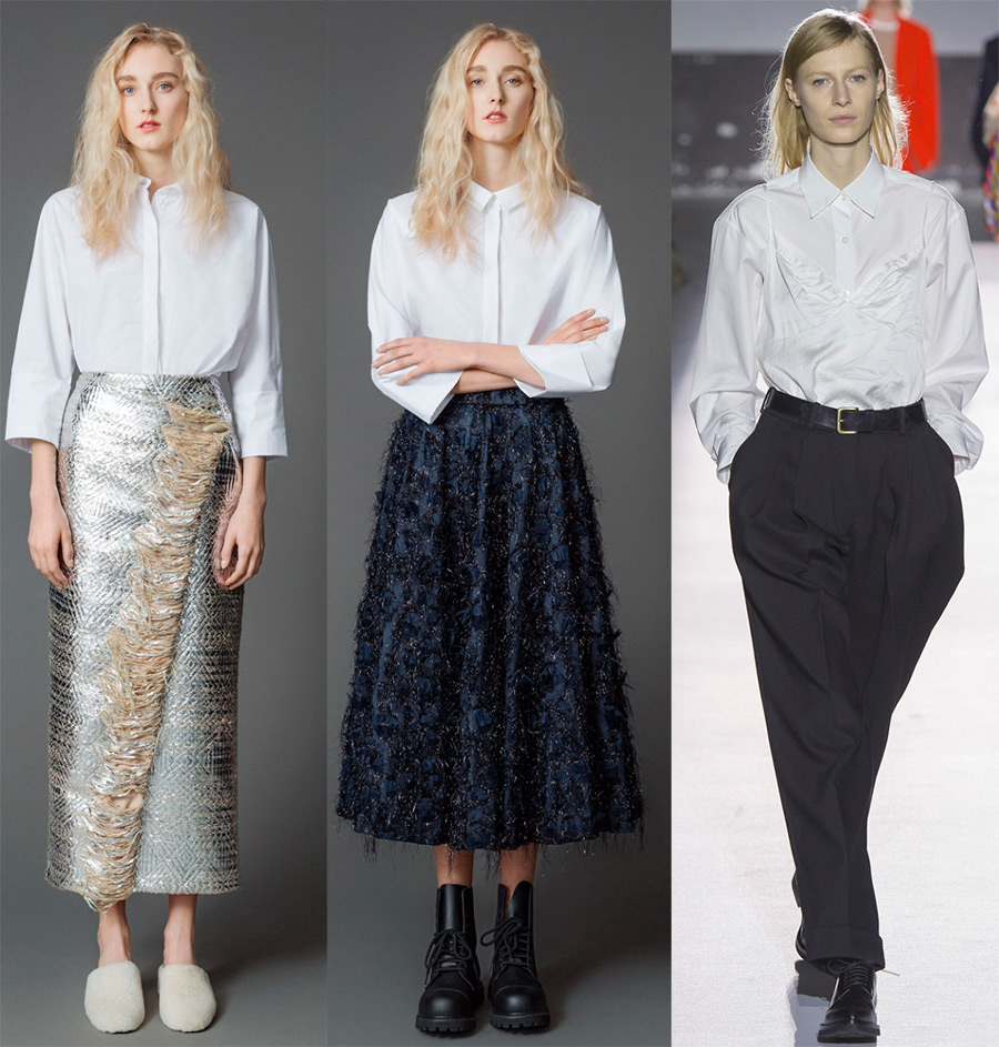 Chemises et chemisiers blancs 2025-2026