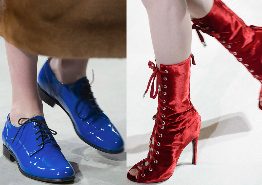 Chaussures pour femmes à la mode avec lacets