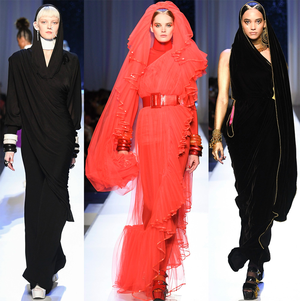 Robes d'Halloween noires et rouges