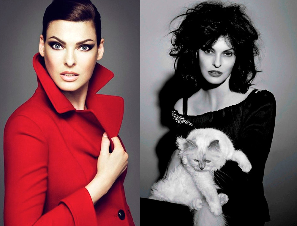 Linda Evangelista - photo dans sa jeunesse